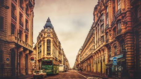 Street of Paris wallpaper