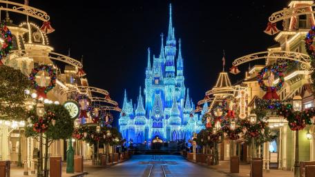 Magical Night at the Enchanted Castle wallpaper