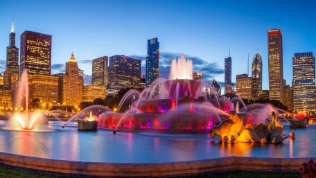 Buckingham Fountain, Chicago wallpaper