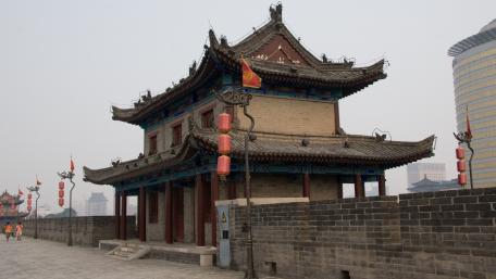 Xi'an City Wall's Ancient Architecture Beauty wallpaper