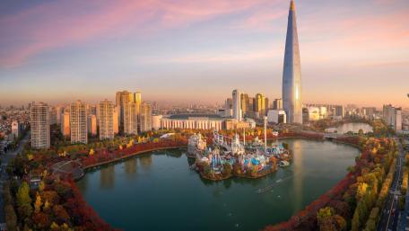 Lotte Tower wallpaper