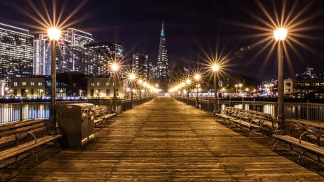 City Lights at Night wallpaper