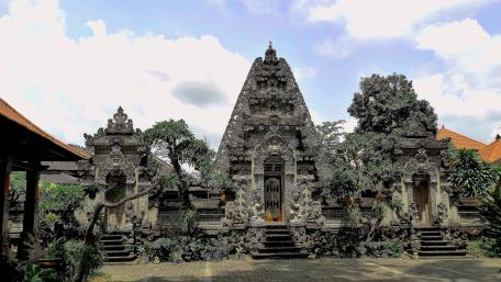 Tempel auf Bali wallpaper