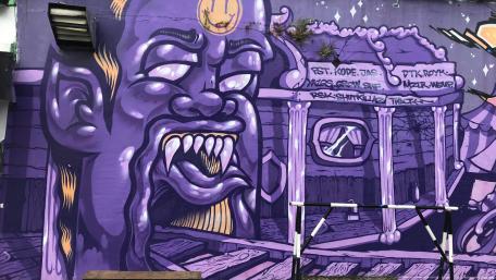 Graffiti in Yogyakarta, Indonesia wallpaper