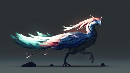 Majestic Fantasy Bird Creation wallpaper