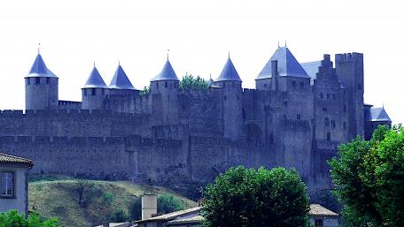 Fortress in Carcassooe wallpaper