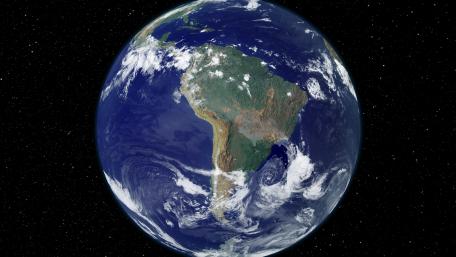 Light and Dark Image Pair: South America (Day) wallpaper