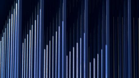 Electric Blue Wave Pattern in Digital Art wallpaper
