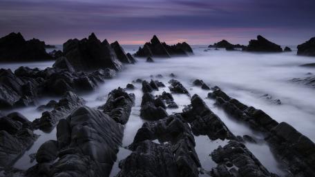 Geologic wonders of the natural world (Devon, England) wallpaper