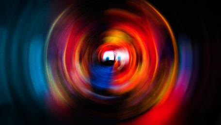 Vortex motion art wallpaper