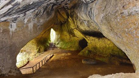Mystical Cave of Nature's Wonders wallpaper