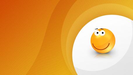 Joyful Smiley with Vibrant Background wallpaper