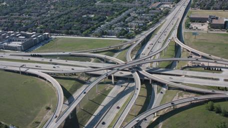 Stack Interchange of Bush Turnpike & Dallas North Tollway wallpaper