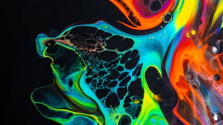 Vibrant Liquid Fantasy wallpaper