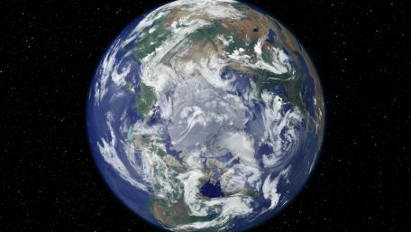 Light and Dark Image Pair: North Pole (Day) wallpaper