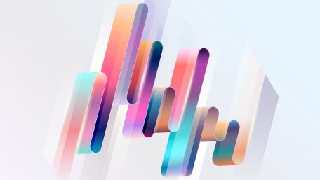 Vibrant Waves of Elegance wallpaper