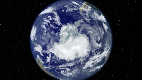 Light and Dark Image Pair: South Pole (Day) wallpaper