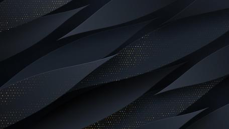 Elegant Golden Streaks on Black Abstract wallpaper