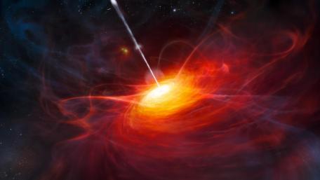 The most distant quasar wallpaper