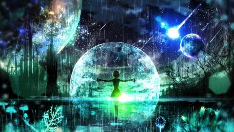 Cosmic Vocaloid Wonderland wallpaper
