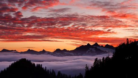 Oregon sunset wallpaper