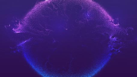 Blue explosion wallpaper