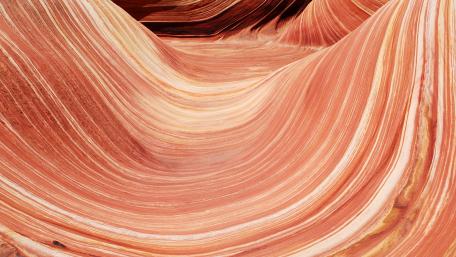 Waves of Color in Desert Strata wallpaper