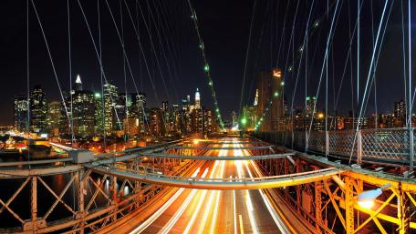 Brooklyn Bridge Long Exposure Photography wallpaper