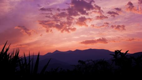 Purple mountains wallpaper