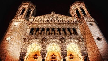 La Basilique Notre Dame de Fourvière wallpaper