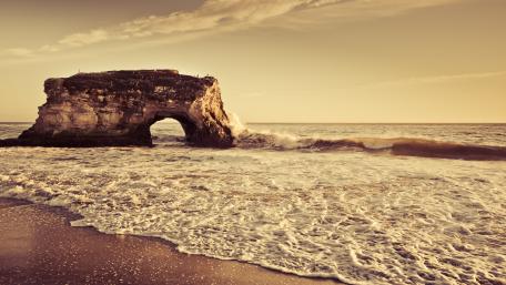 Natural Bridges State Beach wallpaper