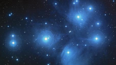 Pleiades star cluster wallpaper