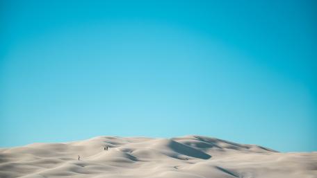 White dunes wallpaper