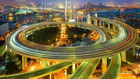 Nanpu Bridge Interchange wallpaper