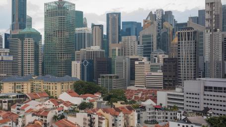Singapore CBD wallpaper