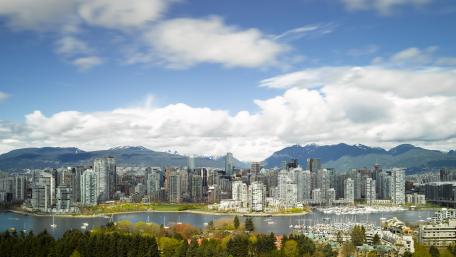 Vancouver Cityscape Panorama wallpaper
