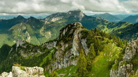 Mountain peaks wallpaper