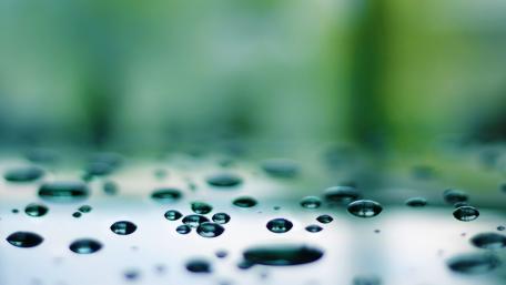 Mysterious Green Waterdrops Artwork wallpaper