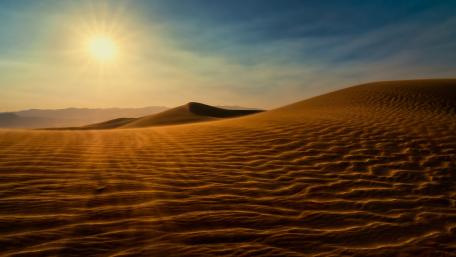 Golden Sands of the Sahara Sunset wallpaper
