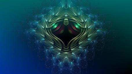 Symmetry in the Depths of Fractal Imagination wallpaper