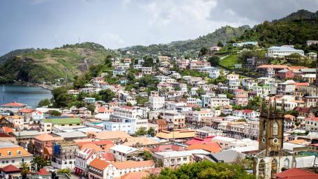Vibrant Coastal Cityscape Wallpaper wallpaper