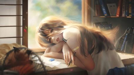 Stunned girl wallpaper