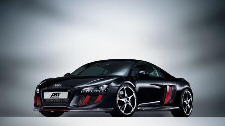 Sleek Black Audi R8 V10 Wallpaper Showcase wallpaper
