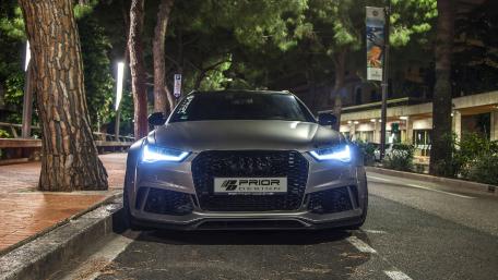 Audi RS6 Nighttime Elegance wallpaper