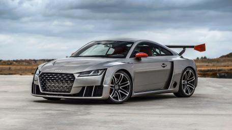 Sleek Audi TT Sports Car in Stunning 4K Resolution wallpaper