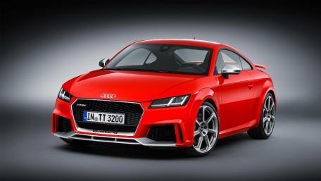 Sleek and Stylish Audi TT in Red wallpaper