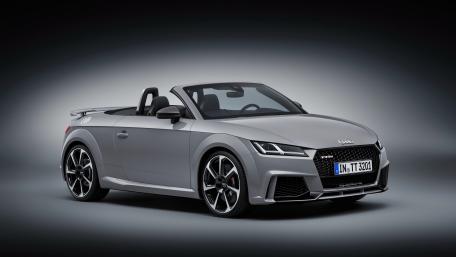 Sleek Audi TT RS Cabriolet Wallpaper Design wallpaper