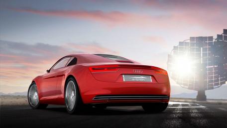 Sleek Audi e-tron Concept Redefining Electric Performance wallpaper