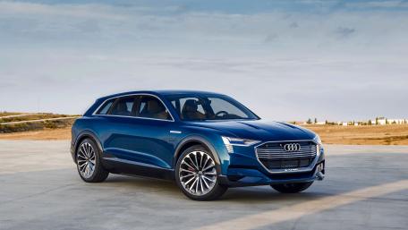 Sleek and Powerful Audi E-Tron Quattro Wallpaper wallpaper