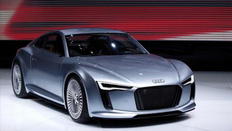 Sleek Design of the Audi E-Tron Concept Car wallpaper